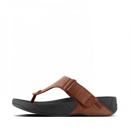 Trakk II Leather Toe-Post Sandals