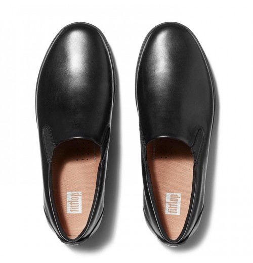 Rally Leather Slip On Shoes