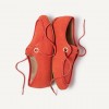 Delfine Eyelet Suede Lace-Ups Flat Shoes