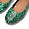 Allegro Jungle Print Soft Leather Ballet Flats