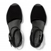 Cova Suede Peep-Toe Back-Strap Sandals