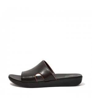 H-Bar Pop Binding Leather Slides